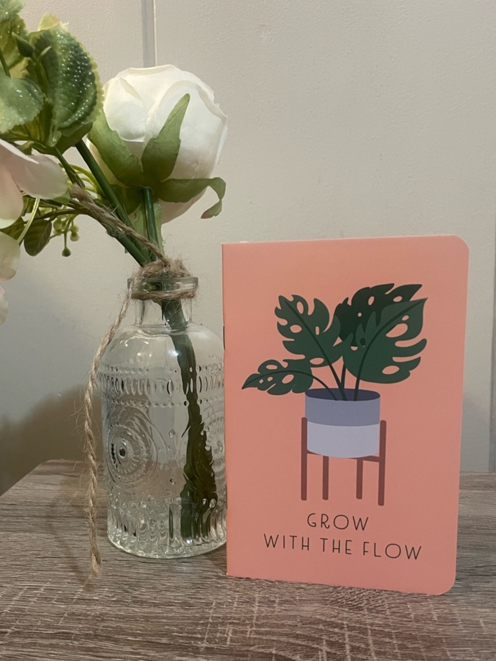 Small Notebook - "Grow With The Flow" 📝